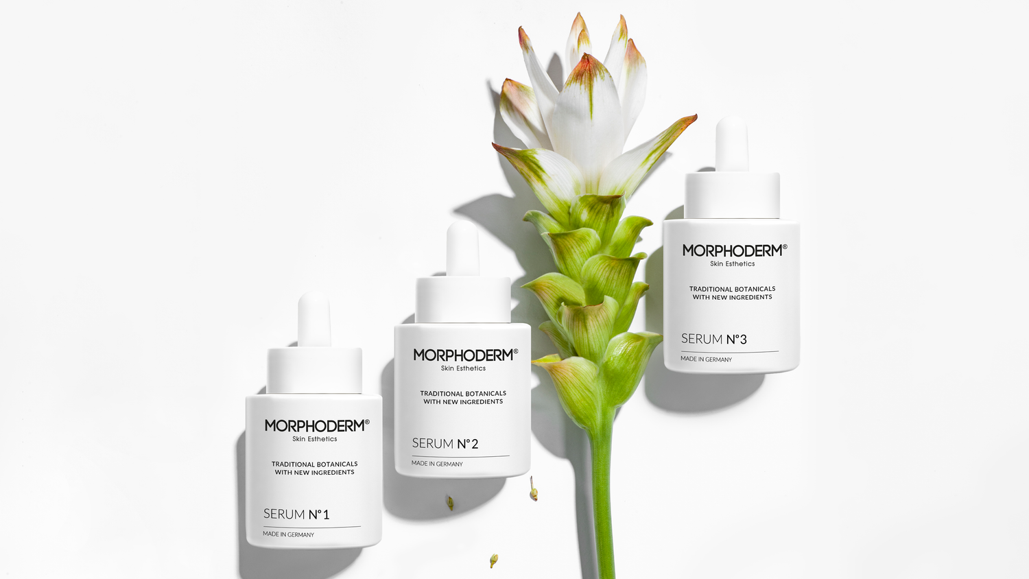 Bilder von SERUM N°1, SERUM N°2 und SERUM N°3